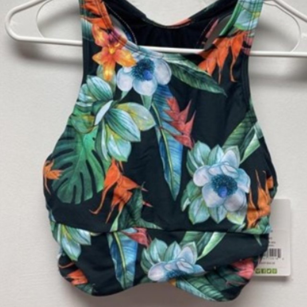 NEW Next Womens High Neck Top Bikini top XS floral